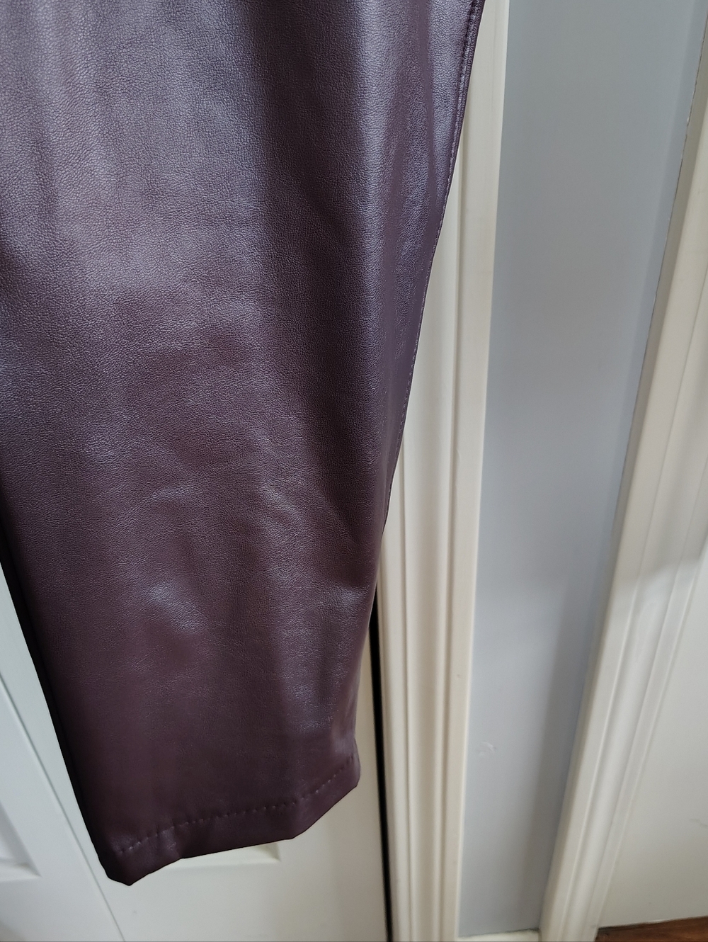 Vince Camuto Faux Leather Pants Brown XL - Picture 2 of 10